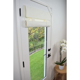Dani Designs Co Washable 70" Long by 25" Wide French Door Curtain (Off White)
