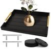 SXNOWS Coffee Table Tray - Large Ottoman Tray for Living