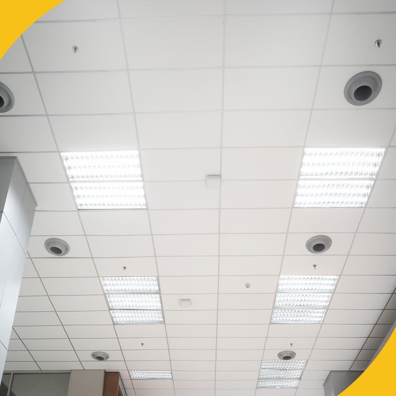 WorkBless 8" Adjustable Airflow Vent Diffuser - ABS Ceiling Ventilation