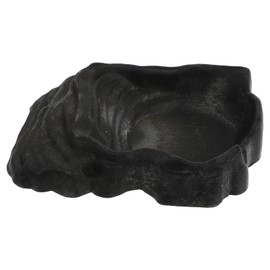 POPETPOP F-10 Reptile Water Container, Feeding Bowl, Turtle, Gecko, Feeding Dish, Reptile Supplies, Resin, Aquarium