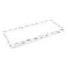 Beautiful Farmhouse Inspired Floral License Plate Frame with Gray Roses