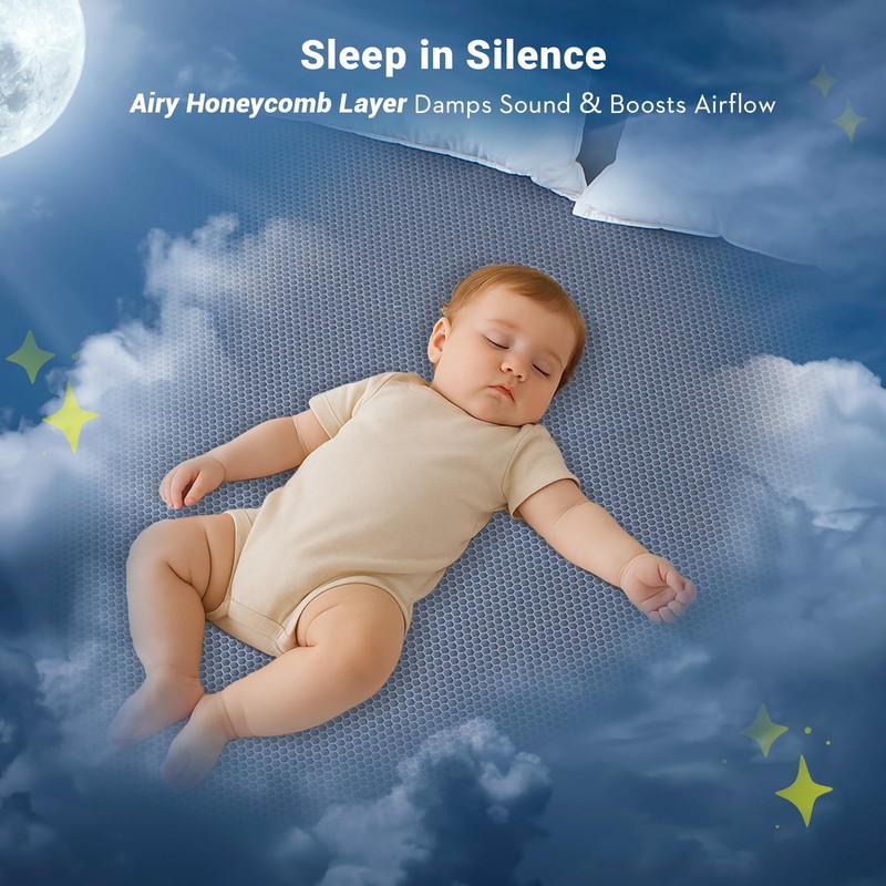 MUXHOMO Waterproof Full Mattress Protector, Breathable & Noiseless Mattress Cover