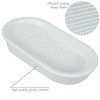 EIKS Ceramics Grater Plate for Ginger Garlic Wasabi Daikon Fruits
