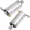 Healifty Foldable Stainless Steel Pocket Sticks, for Tricks, Martial Arts,