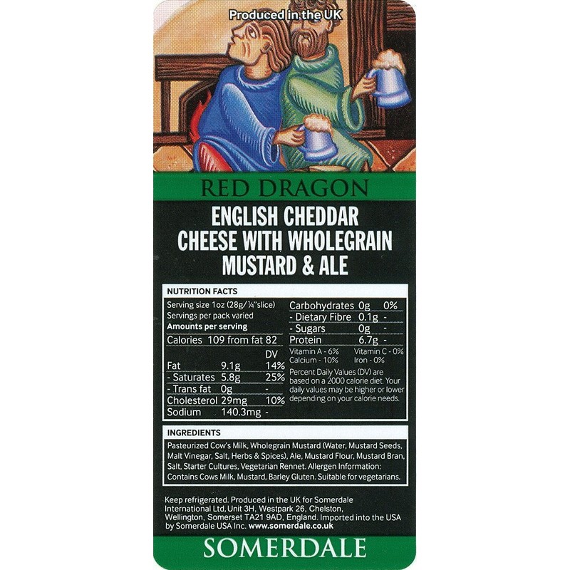 Somerdale, Red Dragon Cheese (2 x 1 pound)
