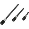 Pack of 3 Hex Shank Post Set 1/4" Hex Shank