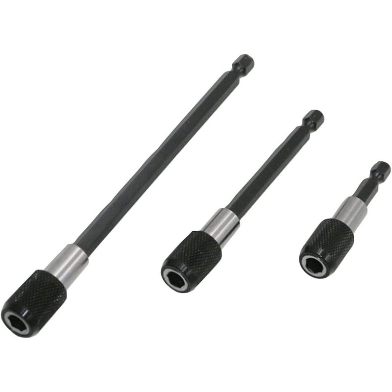 Pack of 3 Hex Shank Post Set 1/4" Hex Shank