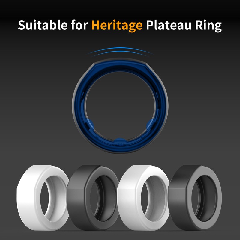 CAROFAFA Ring Protector Silicone Ring Cover Compatible with Oura Ring