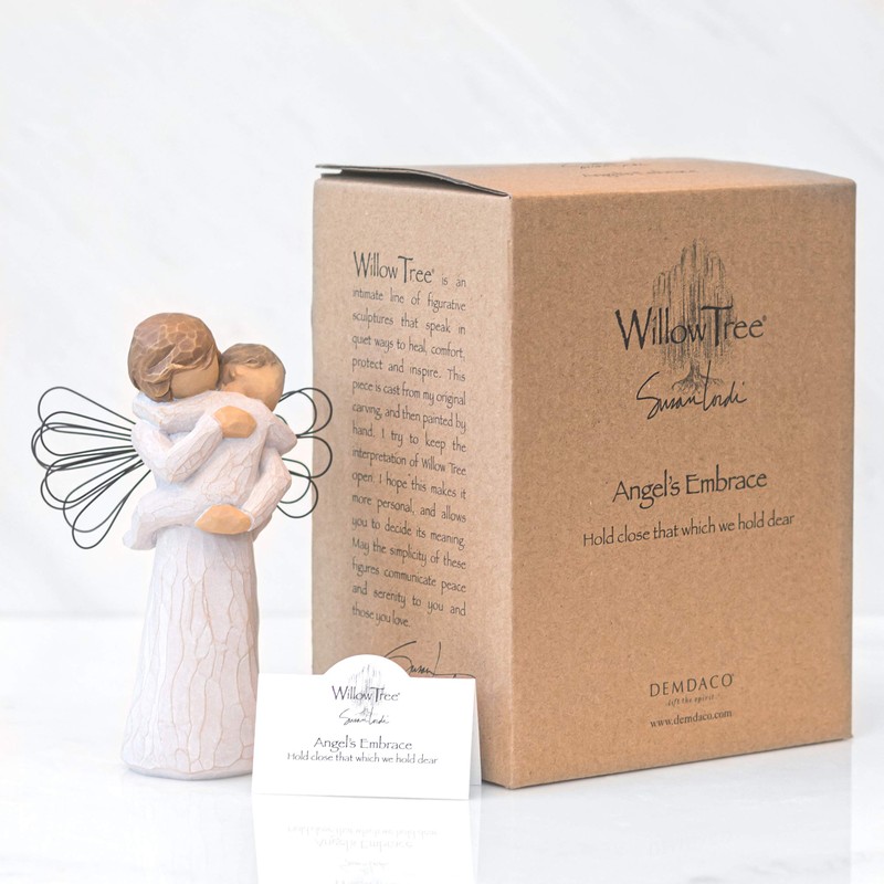 Willow Tree Angel's Embrace, Sculpted Hand-Painted Figure