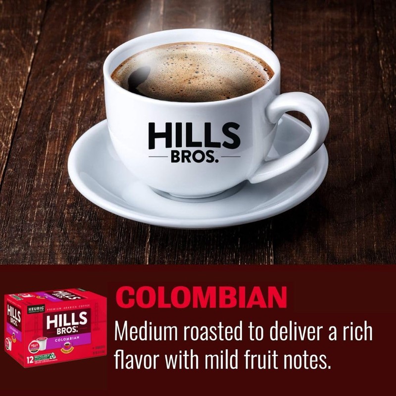 Hills Bros. Colombian Blend Keurig K-Cup Pods for Keurig Brewers