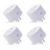 Sparkleiot Zigbee Smart Plug Outlet, Mini Remote Voice Control with