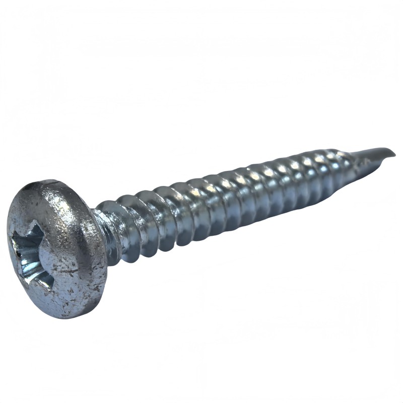Santie#8 Zinc Self-Drilling Drywall Anchor Kit with Screws-100 Pack(100 Anchors+100