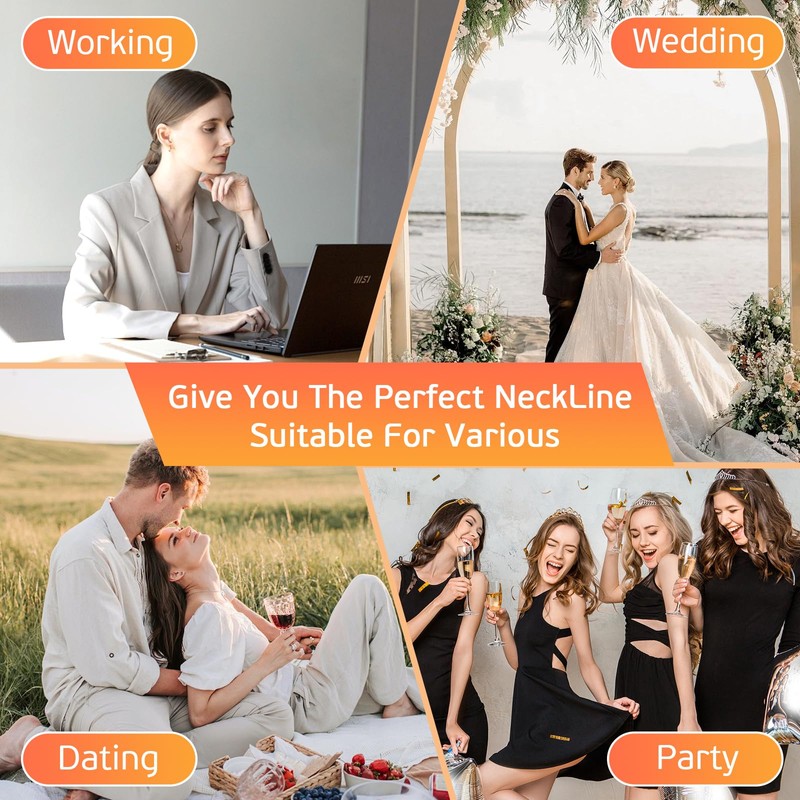Invisible Elastic Neck Lift Tape for Double Chin & Neck