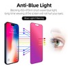 Laooteyy Dazzling Gradient Colorful Anti-Spy Tempered Glass Screen Protector, Electroplated