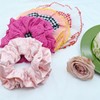 Wolin Luxury Hair Scrunchies for Women - 12PC No Damage