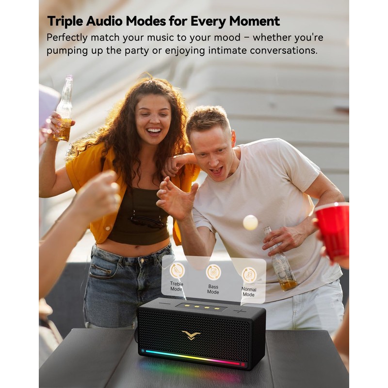 Bluetooth Speaker, StageSound Retro Speaker Wireless, Portable Loud Speaker with