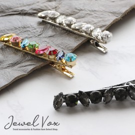 JewelVOX Women's Hair Clip, Hair Accessory, Stone, Bijou, Stylish, Popular, Adult