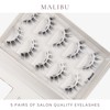 Sicurl The Malibu Lashes, Natural Fluffy Lightweight Eyelashes, False Eyelashes