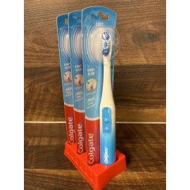 Colgate 3X Colgate 360 Sonic Floss-Tip Soft Battery Powered Electric Toothbrush