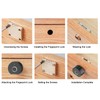Fingerprint Cabinet Lock Smart Fingerprint Drawer Lock Perforation Free USB