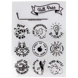 Cling stamp set (teacher)