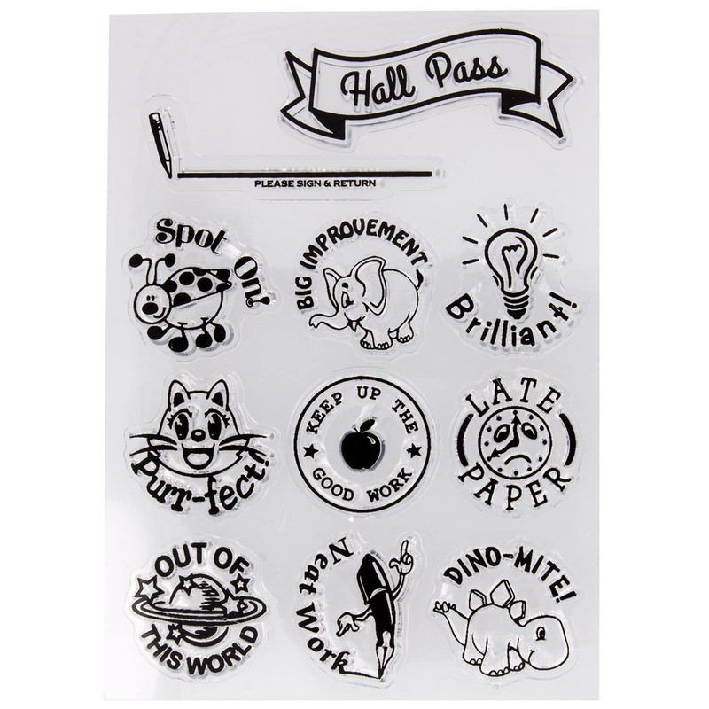 Cling stamp set (teacher)