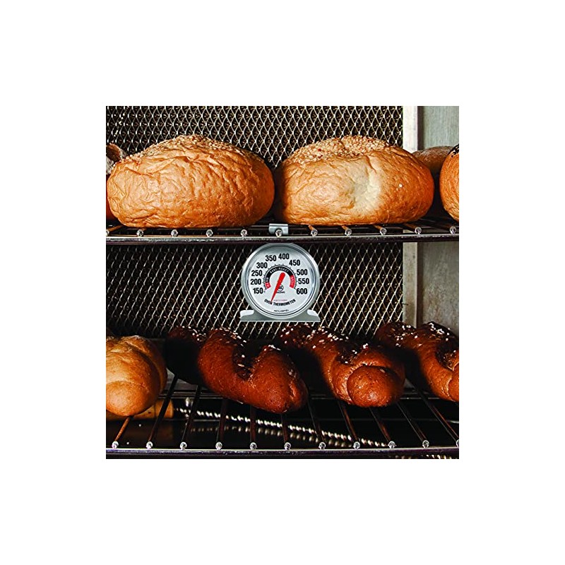 AcuRite 00620A2 Stainless Steel Oven Thermometer (150°F to 600°F)