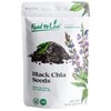 Food to Live Black Chia Seeds, 8 Ounces – Whole,