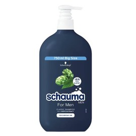 Schauma Clasic Shampoo, For Daily Care, Hops, Family Size, For Men, 750 ml PACK OF 1