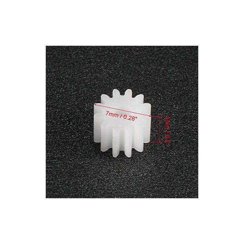 uxcell 30pcs Plastic Gears 12 Teeth Model 122A Reduction Gear