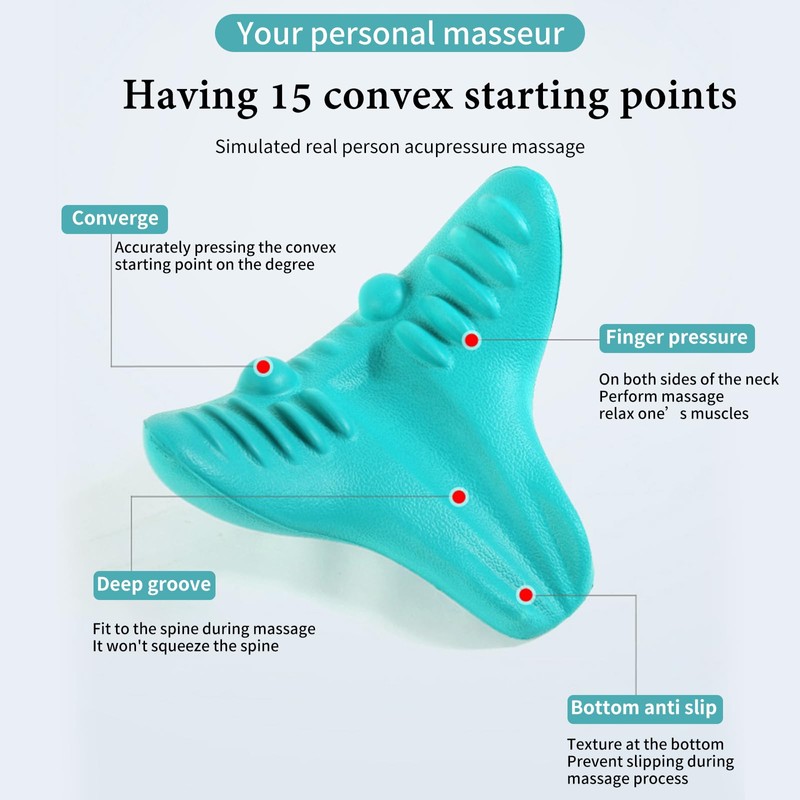 Neck and Shoulder Relaxer, Portable Cervical Neck Stretcher, Neck Posture