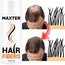 Maxter Hair Fibres - 100% Natural Powder for Hair Thickening, Building and Cover Hair Loss in just 10 sec, for Men & Women (Dark Blonde 28g)