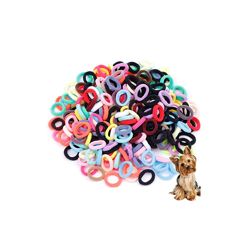 300 bandas de goma elásticas para el pelo de perro