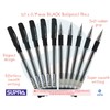 SUPRA Curve Smooth Writing Gel Pens Soft Rubber Grip Office
