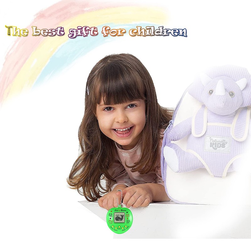 SAFSOU 4 Pcs Virtual Pets, Cute Big Heart Shape,Virtual Electronic