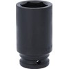 BRILLIANT TOOLS BT025613 3/4-Inch Hexagonal Impact Socket, 34 mm, Long