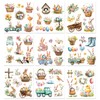 PLIGREAT 9 Sheets Easter Rub on Transfers for Crafts and