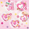 BeYumi Heart Wreath Craft Kit - 36Pcs Mother's Day Make