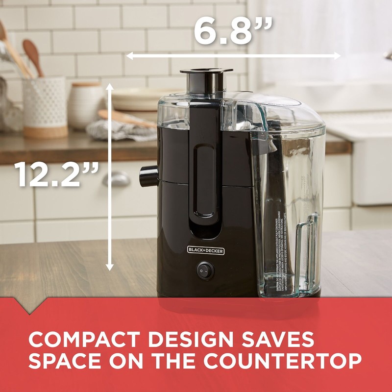 Black+Decker 28 Ounce Rapid Electric Juicer Extractor JE2400B