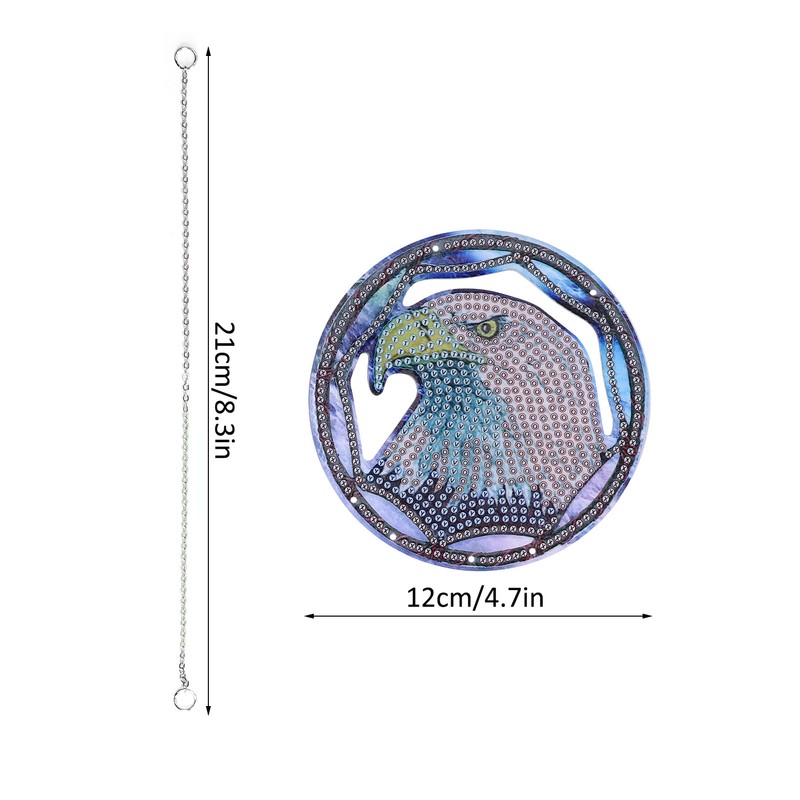Diamond Painting Pendant DIY Eagle Diamond Painting Dreamcatcher Window Ornament