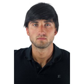 Men's WIG (for Men or Unisex) synthetic short black youthful young look GFW933-1B Man