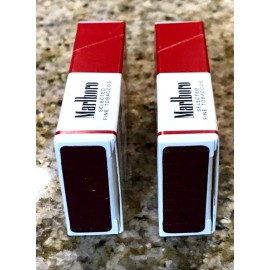 MARLBORO BOX WOOD STICK MATCHES 2 FLIP TOP BOXES RARE VERY COLLECTIBLE