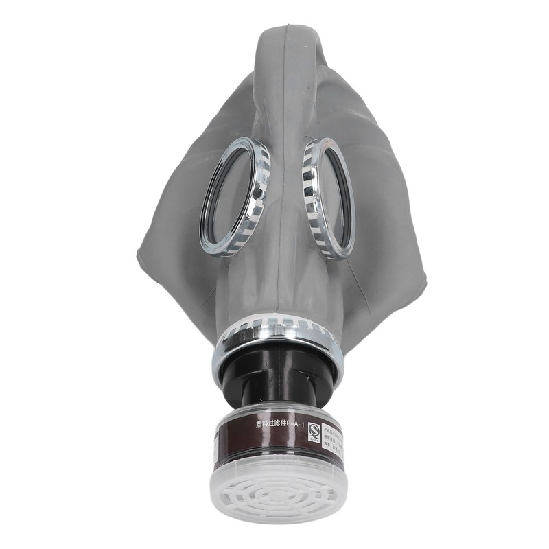 Gas Face Cover Activated Carbon Filtering Universal Rubber Comfortable Reusable