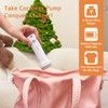 15 Pack Travel Vacuum Bags with Portable Electric Pump, Carry