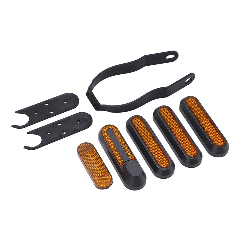 Wheel Reflective Strip Scooter Night Reflector Parts with Screws Bracket