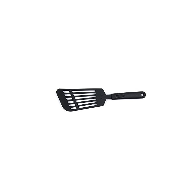 Fox Run Nylon 12-Inch Slotted Turner, Black
