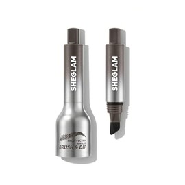 SHEGLAM Brocha y Dip en ángulo para fección de cejas-Espresso (Espresso, Pqeueño)