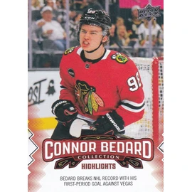 2023-24 Upper Deck Hockey Connor Bedard Collection #16 Connor Bedard Rookie Card RC Hockey Card