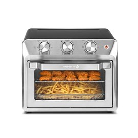 Holstein Housewares 21QT Air Fryer Oven – Multi-Function Countertop Oven for Toast, Bake, Broil, Roast & Air Fry - Large 6 Slice Capacity, with Glass Door, Timer, & Dishwasher-Safe Accessories