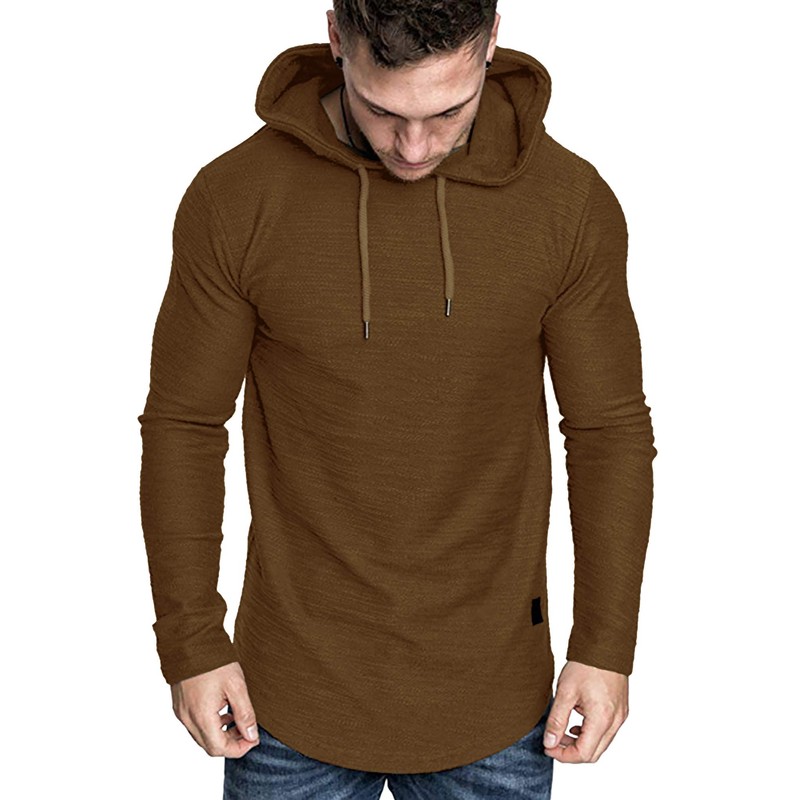 Lexiart Mens Fashion Athletic Hoodies Sport Sweatshirt Solid Color Fleece